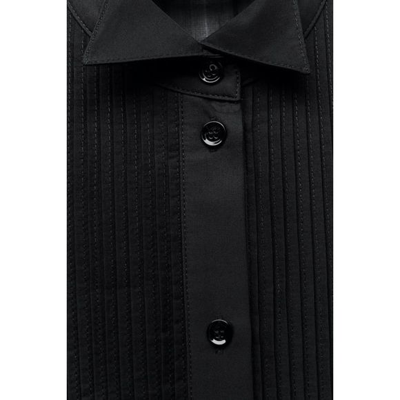 ZARA PLEATED YOKE SHIRT ZW COLLECTION - Picture 8 of 13